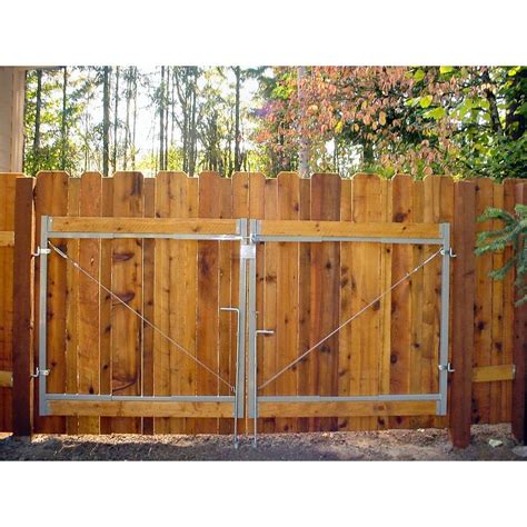 premade gates 32 x 60 metal fram with lock box|metal gate frames.